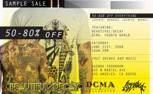 Beautiful/Decay Exclusive Sample Sale