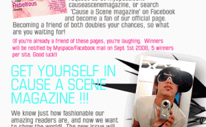 “Cause A Scene” Magazine News