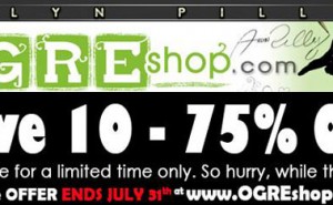 Ogre Shop 10-75% Off Sale Reminder